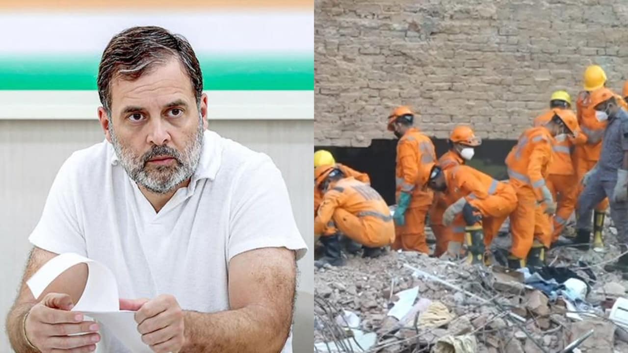 'No Accountability': Rahul Gandhi Attacks BJP After Delhi Hostel Collapse