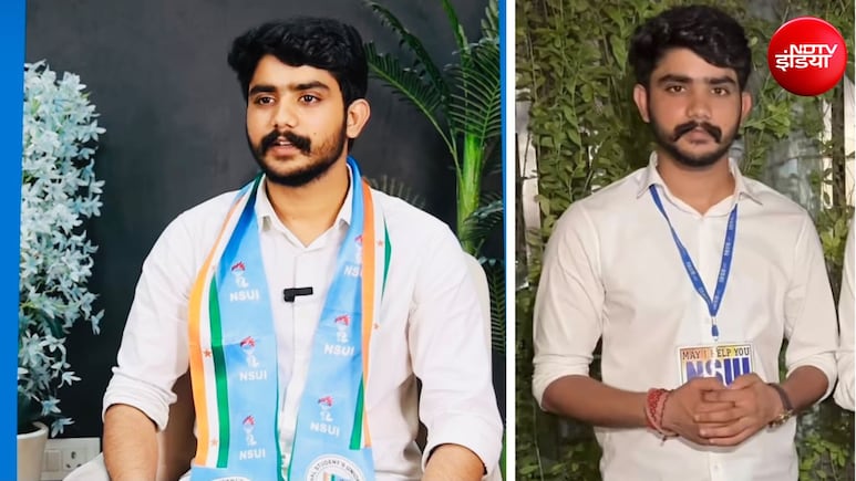 दिव्यांग माता-पिता का बेटा बना NSUI का DUSU प्रेसिडेंट कैंडिडेट, आमेर के विजय शंकर मीणा की कहानी
