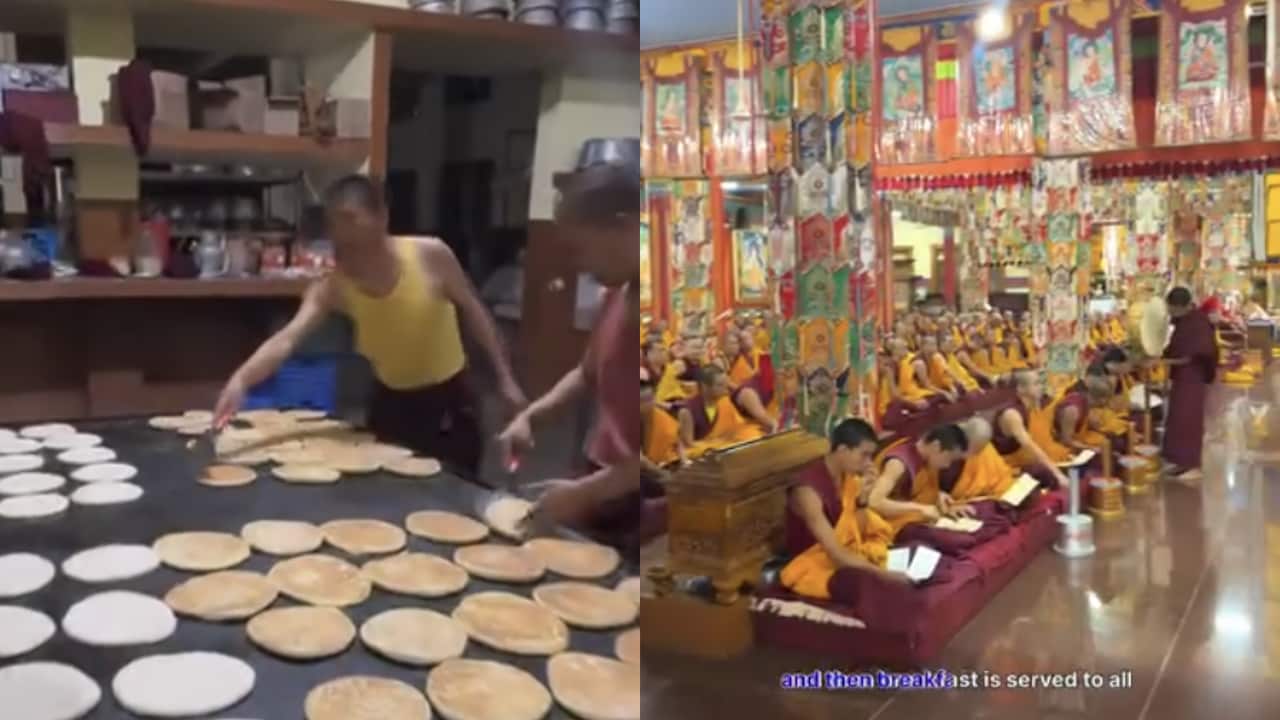 What Do Monks Eat Inside A Buddhist Monastery? Viral Video Offers A Rare Look