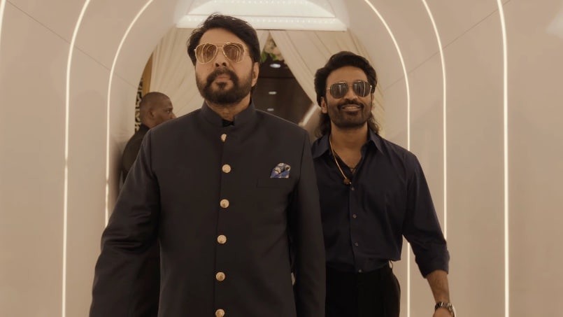 Internet reacts to Mammootty introduction clip from Dhanush’s ‘Om’