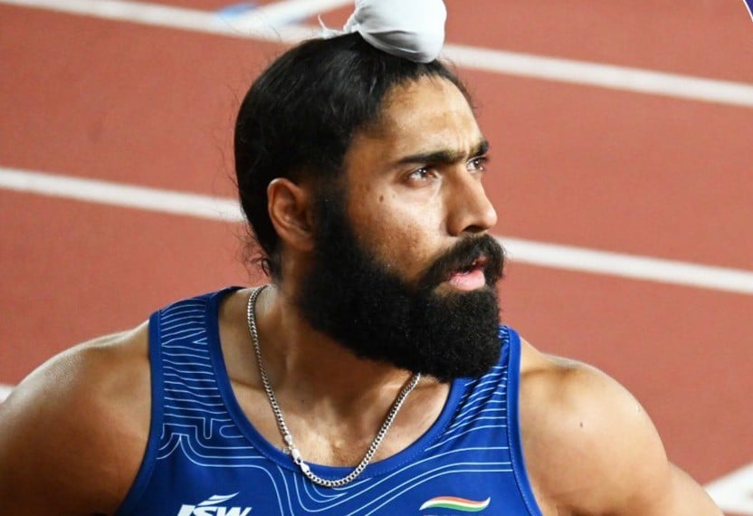 Animesh Kujur and Gurindervir Singh advance to men’s 100m semifinals at Asian Games
