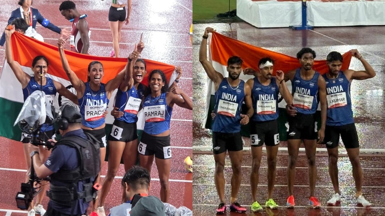 India In Athletics, Asian Games 2026 Live Updates: Womens Relay Team Wins 4x400m Gold; India Win 4 More Athletics Medals