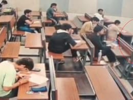 CCTV Shows Moment When IIT Student Was Stopped During Exam, Pulled Aside