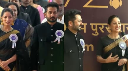 Yami And Aditya Twin In Black As They Receive National Awards For Article 370