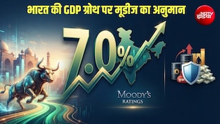 GDP पर मूडीज का बड़ा अपडेट: ग्रोथ अनुमान 6% से बढ़ाकर 7%, लेकिन महंगाई को लेकर ये चेतावनी
