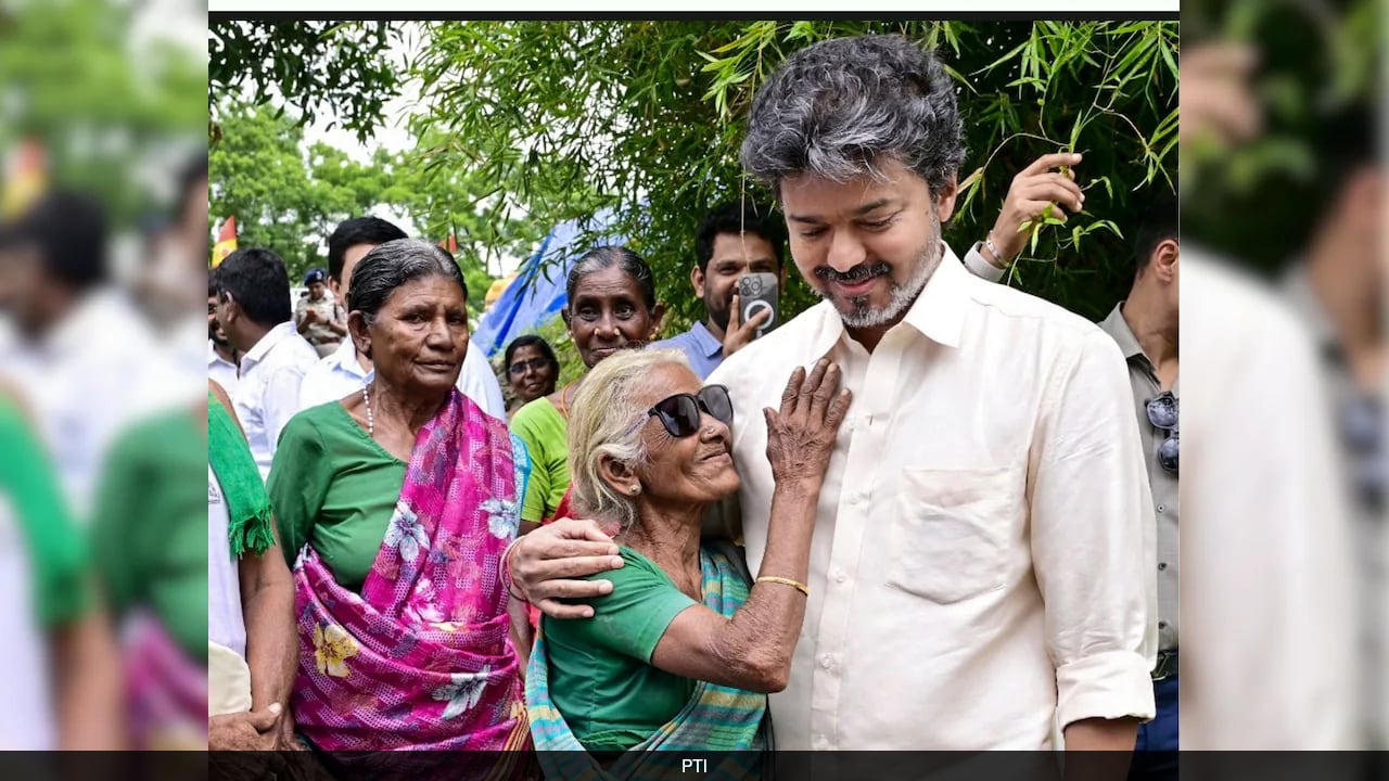 Chief Minister Vijay Gifts His Dior Sunglasses To Elderly Woman, Her Reaction Goes Viral