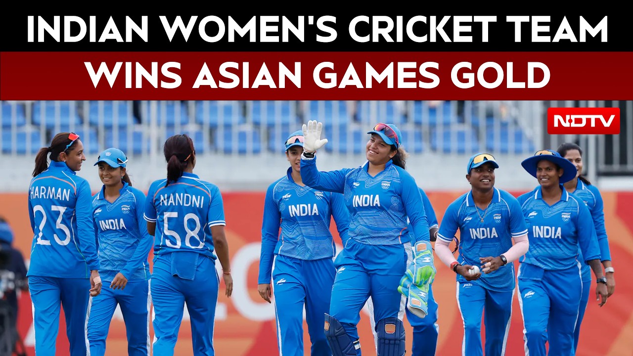 Asian Games 2026 | Indian Womens Cricket Team Wins Gold | Indias First Gold At Asian Games 2026