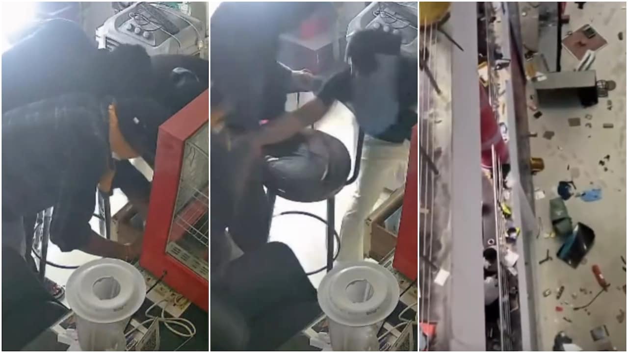पीएस-5, महंगे लैपटॉप और इलेक्ट्रॉनिक गैजेट्स सब गायब, LPU के मॉल में लूटपाट का Video