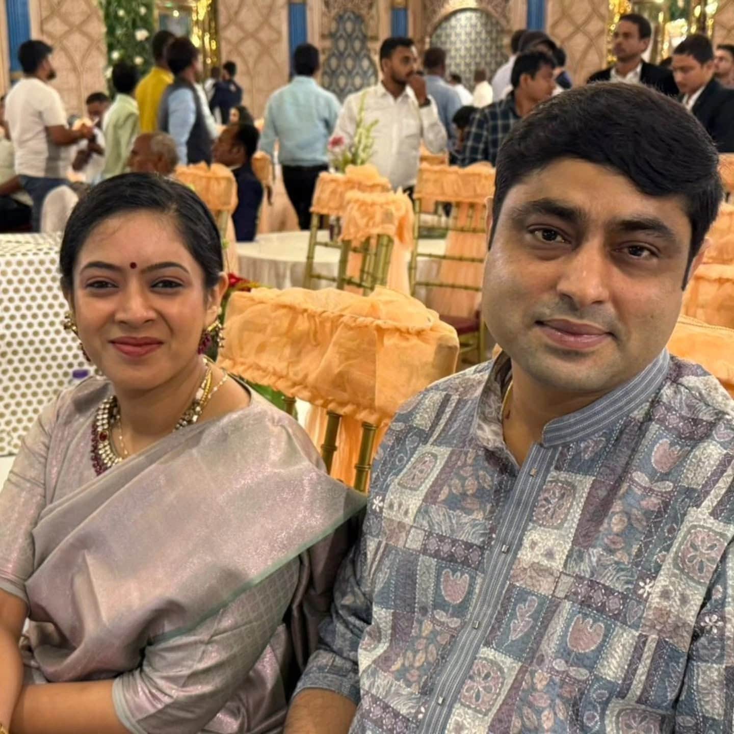 tanu jain with Husband tanu jain with Husband