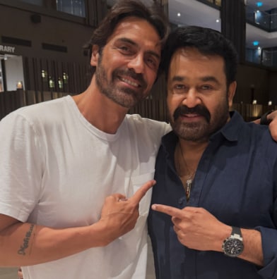 Arjun Rampal praises Mohanlal after sharing set photos from upcoming film Operation Ganga