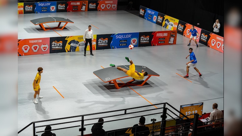 What Is Teqball? The Sport Where India's Quimcy Dsouza Is Closing In On An Asian Games Medal