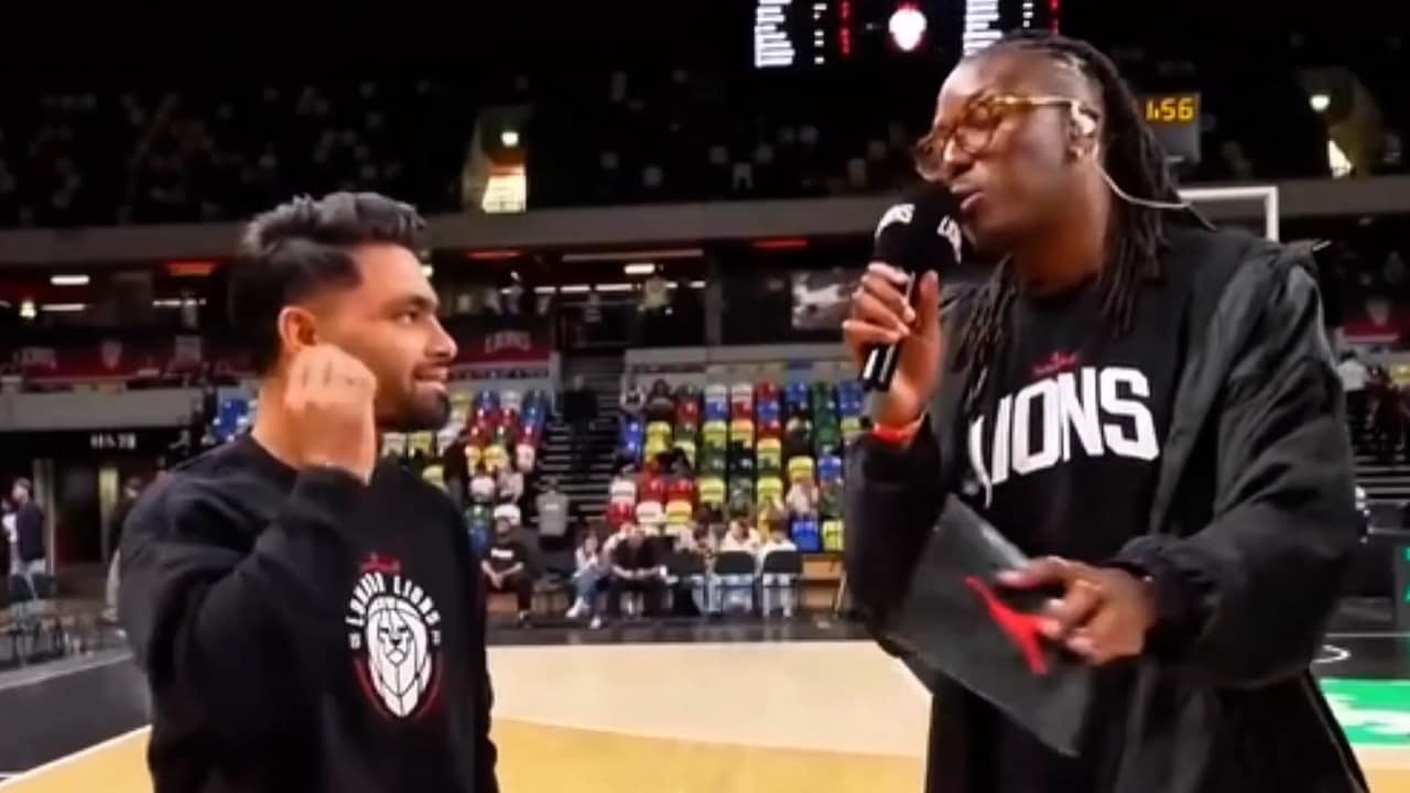 Video: Rinku Singh, Basketball Court And A Question On His Favourite Thing To Do