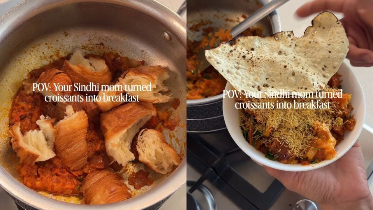 Video: Sindhi Seyal Pav, But With A Croissant? Indian Mom Creates Unusual Combination