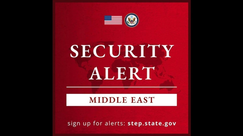 'Potential For Escalation': America Issues Security Alert For Citizens In Middle East Amid US-Iran War
