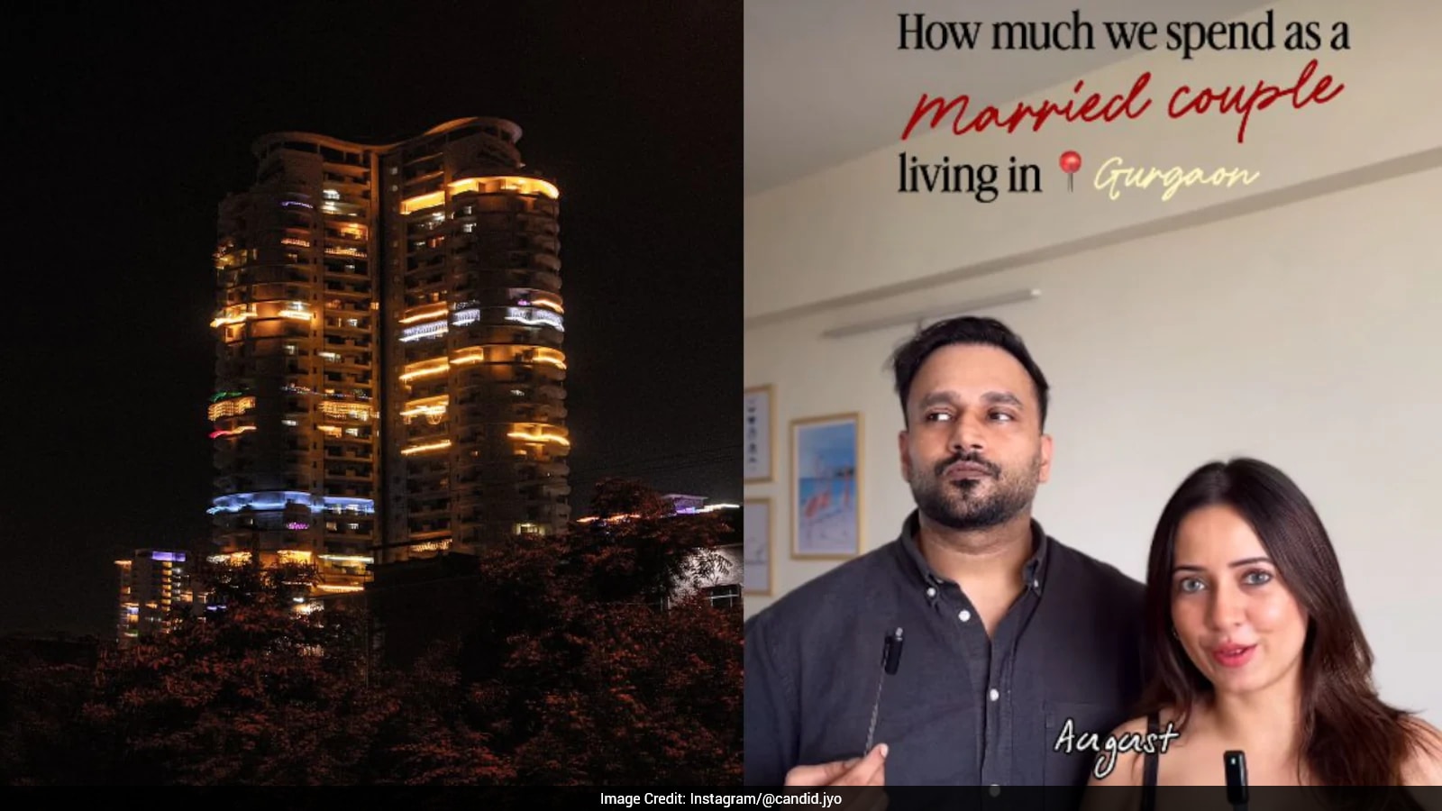 Gurgaon Couple Shares Detailed Breakdown of Rs 1.2 Lakh Monthly Expenses