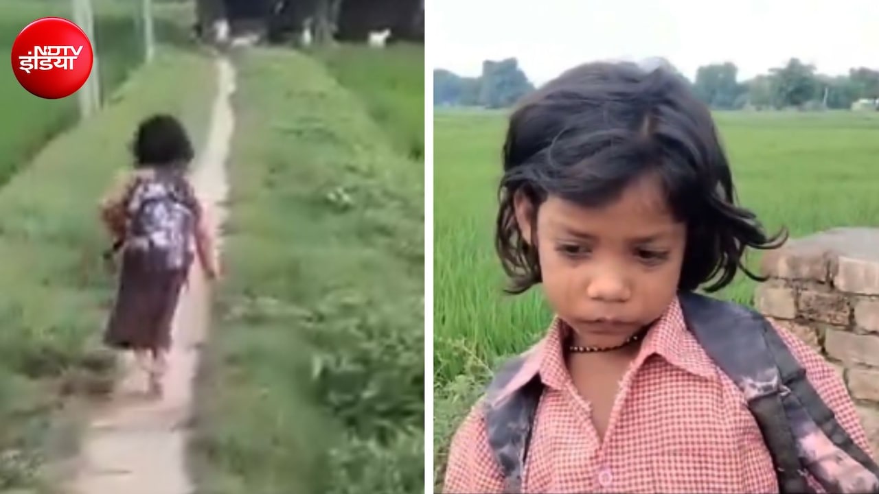डॉक्टर बनने का सपना और स्कूल पहुंचने की जिद, एक पैर से लड़खड़ाते हुए चलती बच्ची का वीडियो वायरल
