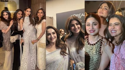 Madhuri-Kajol, Urmila-Shilpa Bring Glamour To Manish Malhotra's Mijwan Show