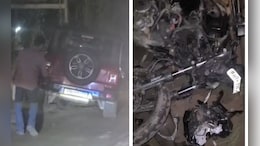 Thar Hits Bike, Then Crashes Into Pole In Chandigarh, 2 Injured