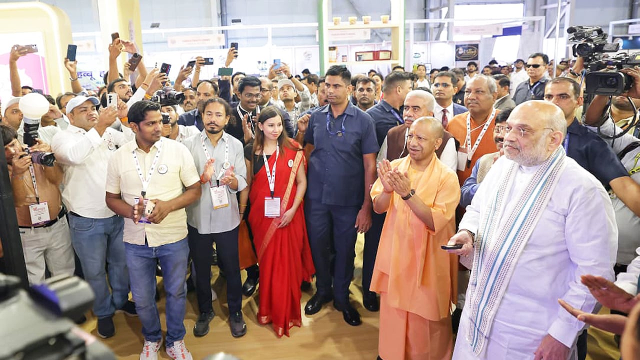 इंटरनेशनल ट्रेड शो का उद्घाटन गृह मंत्री अमित शाह ने किया.