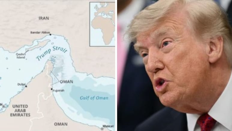 Trump Suggests Renaming Hormuz As "Trump Strait". White House Does This