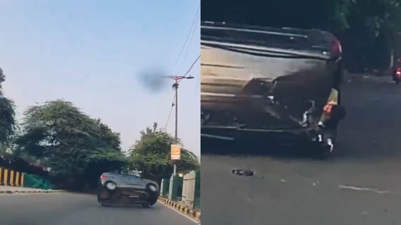 Risky Overtake, Flip, Passenger Out The Window: Delhi WagonR Crash On Camera