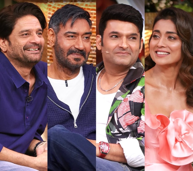 Ajay Devgn jokes about Kapil Sharma’s drinking past on The Great Indian Kapil Show