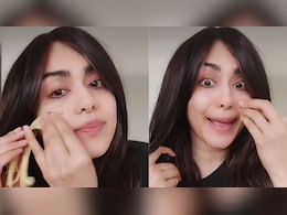 "Cheapest Alternative To Botox": Adah Sharma Tries Viral Banana Peel Beauty Hack