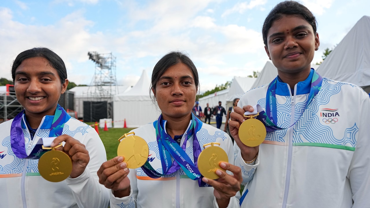 Archery Hat-Trick! India Defend All Three Compound Team Gold Medals