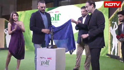 Yuvraj Singh, Rahul Kanwal Unveil NDTV Golf Pro-Am Trophy