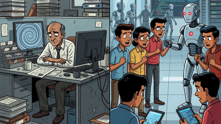 13% Employees Face High-Level Burnout, 20% Job Cuts Due To AI Likely: Survey