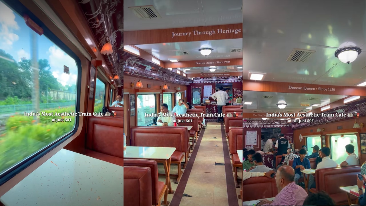 Inside The Deccan Queen's Historic Dining Car Where Passengers Eat On The Move