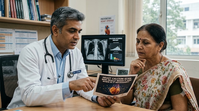 Heart calcium scan