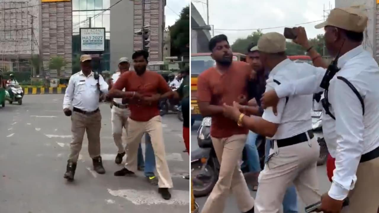 Hyderabad man arrested after allegedly assaulting traffic cop during traffic stop