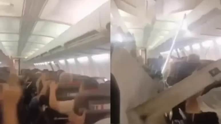 सैयद सुहैल का शो: टेकऑफ के बाद फटा टायर, हवा में कांपने लगा बोइंग 737! यात्रियों पर गिरी छत