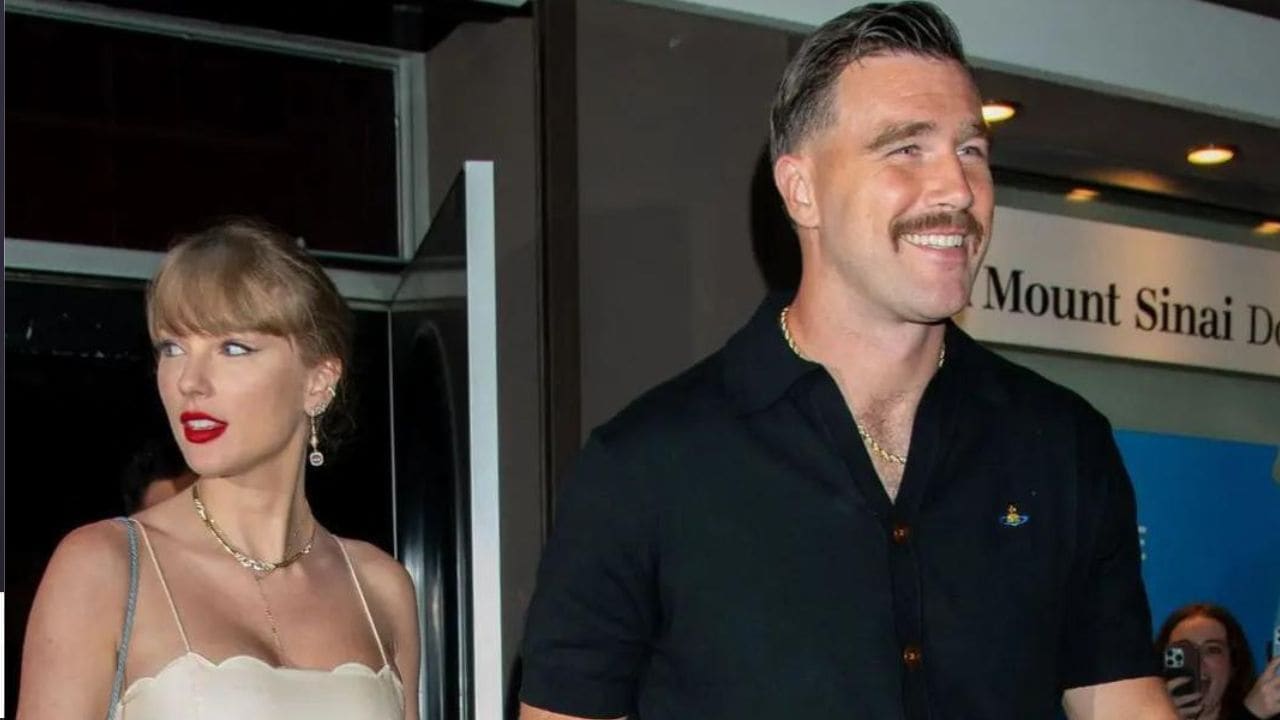 Taylor Swift's Protective Reaction to Travis Kelce Hit Goes Viral