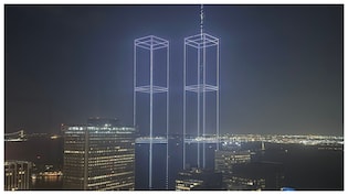 9/11 Anniversary: Drone Show Recreates Twin Towers Over Lower Manhattan In Tribute