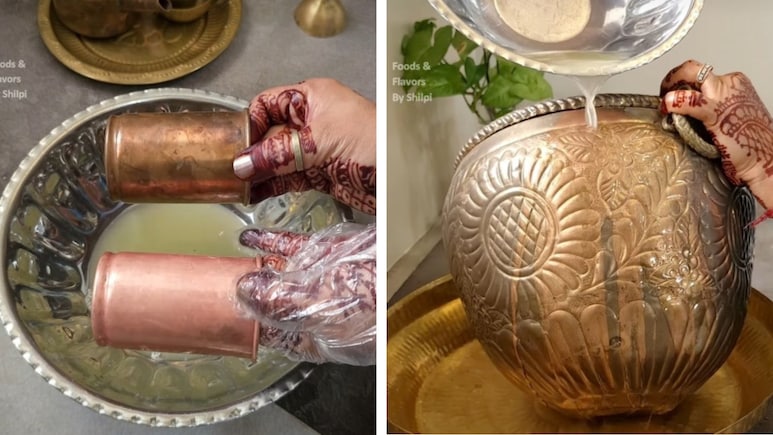 5 म&zwj;िनट में पीतल की मूर्ति और बर्तन हो जाएंगे नए जैसे, घर पर तैयार कर लें बर्तन साफ करने वाला यह घोल