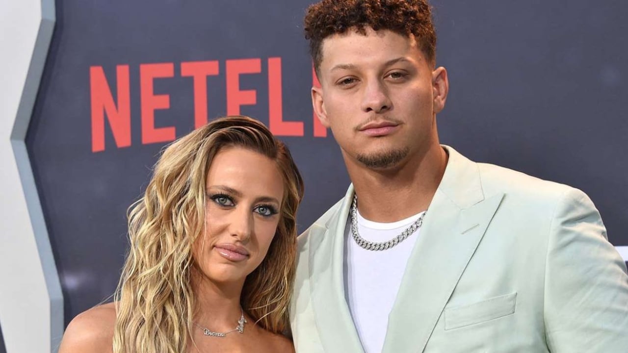 Brittany Mahomes Gives Fans A Sweet Look At Golden Cheering For Patrick Mahomes