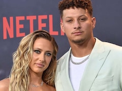 Brittany Mahomes Gives Fans A Sweet Look At Golden Cheering For Patrick Mahomes