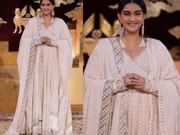Sonam Kapoor Serves Old-World Regal Glamour At Abu Jani Sandeep Khosla's Anniversary Celebration