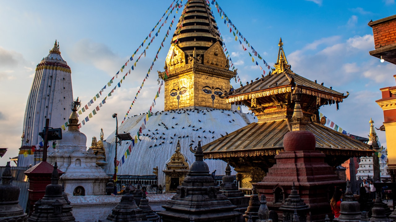 Kathmandus temples are a popular tourist attraction Kathmandus temples are a popular tourist attraction