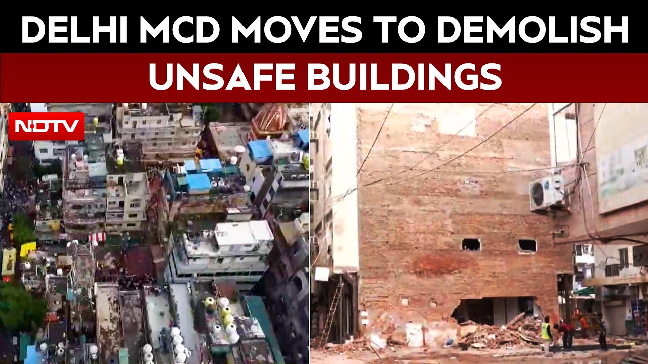 Delhi Building Collapse: MCD Moves To Demolish Adjacent Unsafe Structure