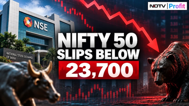Nifty 50 Slips Below 23,700 As Selloff Intensifies. What's Next For The Index? Key Levels To Watch