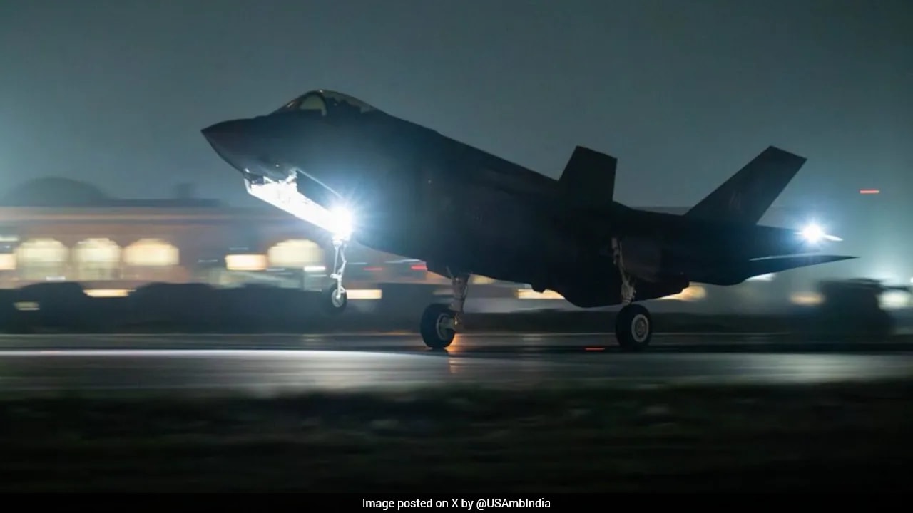 6 US F-35 Fighter Jets Arrive In India, To Debut 'Tarang Shakti'