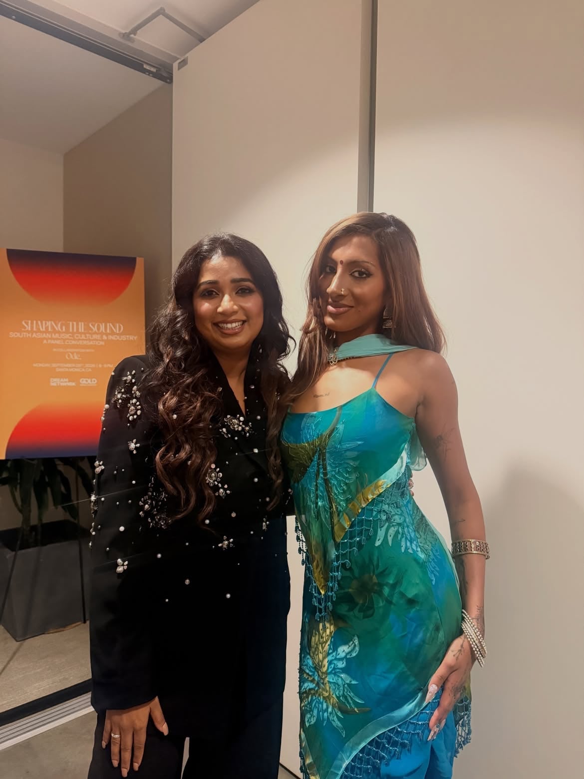 KATSEYE’s Lara Raj meets Shreya Ghoshal at LA Recording Academy event
