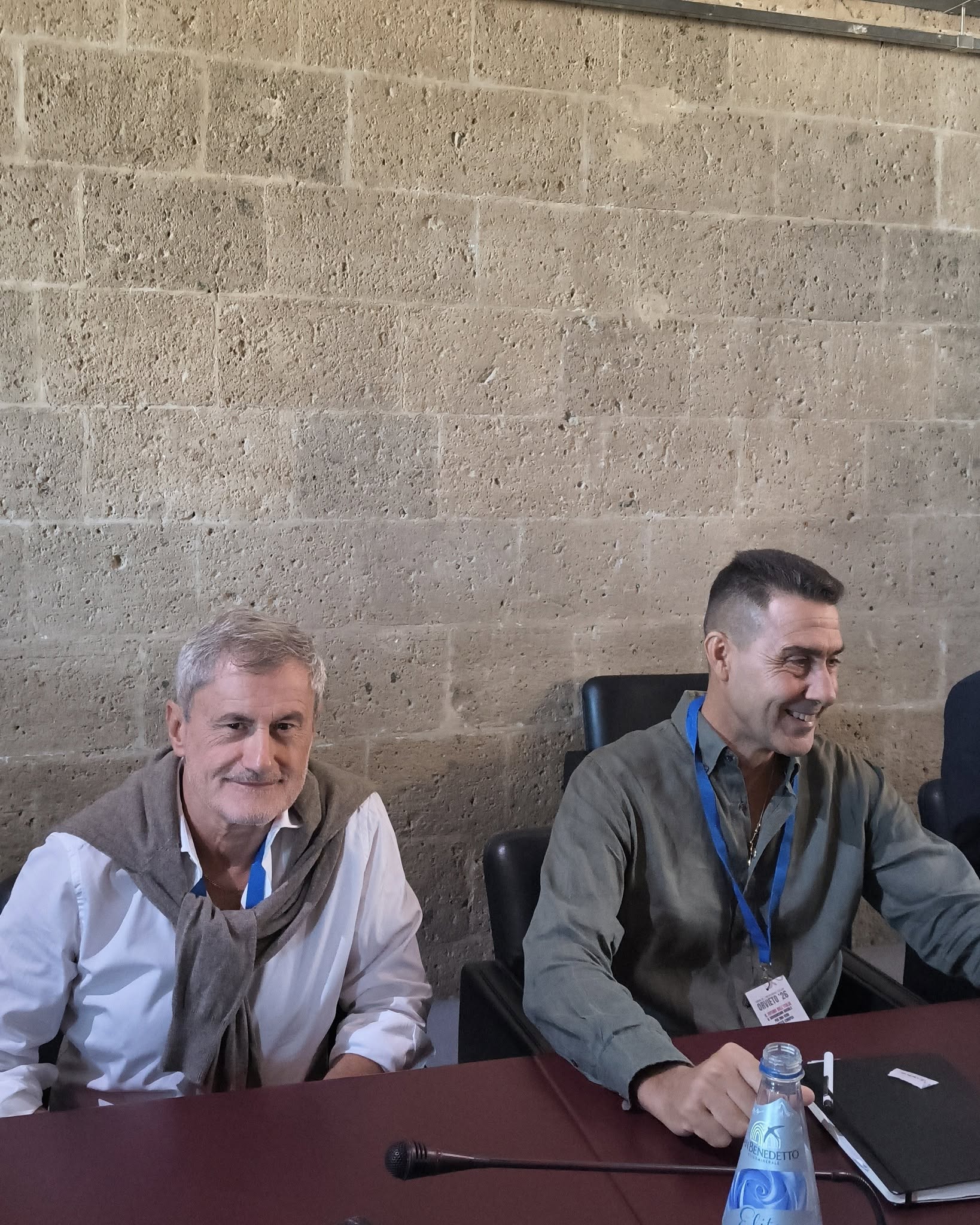 The event was organised by Gianni Alemanno (left), the former mayor of Rome