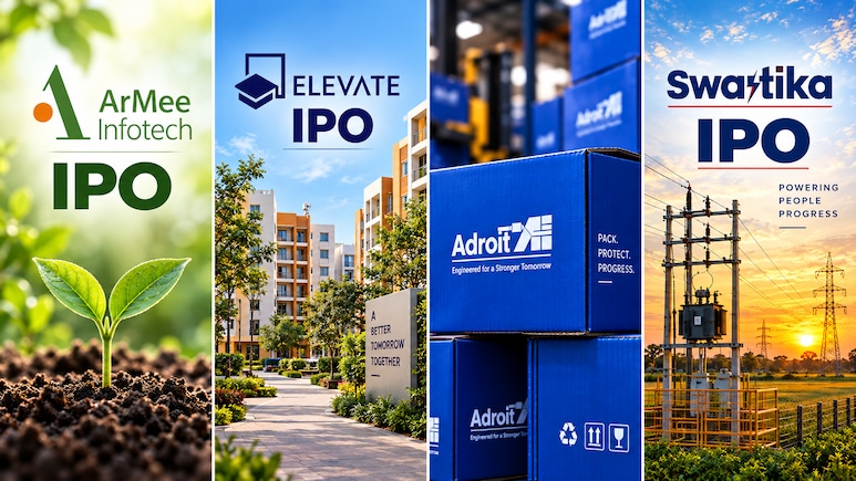 IPO GMP Tracker: Comparing Adroit Industries, ArMee Infotech, Swastika Infra, Elevate Campuses