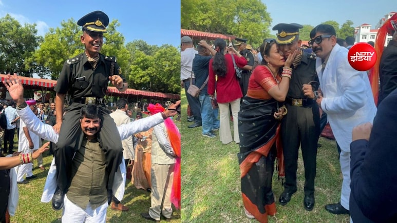बेटा वर्दी में आया सामने तो पिता ने कंधे पर उठाकर मनाया जश्न, 'निखिल' नाम की यह कहानी है बेहद भावुक