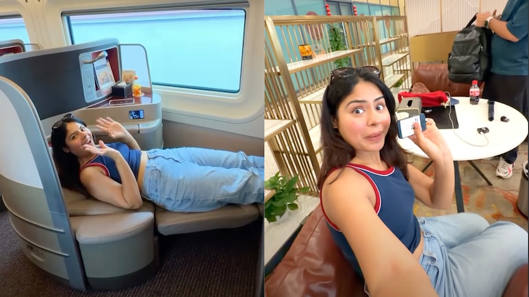 No Queues, Lie-Flat Seats And More: Inside China's High-Speed Train Business Class