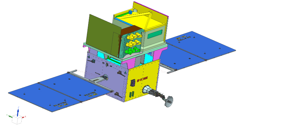 An artist's impression of the upcoming Indo-French Trishna Satellite, a water diviner of sorts in the sky An artist's impression of the upcoming Indo-French Trishna Satellite, a water diviner of sorts in the sky